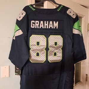 BRAND NEW SEATTLE SEAHAWKS JIMMY GRAHAM JERSEY